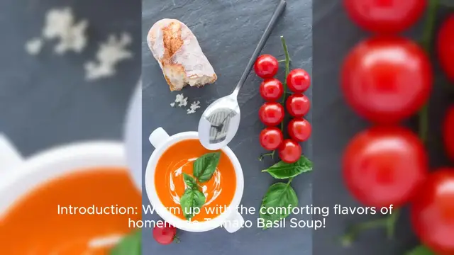 Video thumbnail for Tomato Basil Soup Recipe