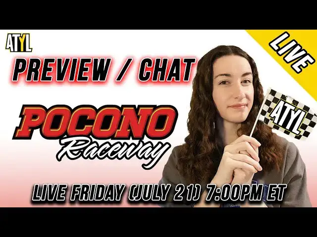 Video thumbnail for Let's Chat [LIVE]: Pocono and NASCAR News