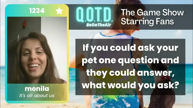 Video thumbnail for Our Favorite Answers: monila would ask her pet, "How are you?"