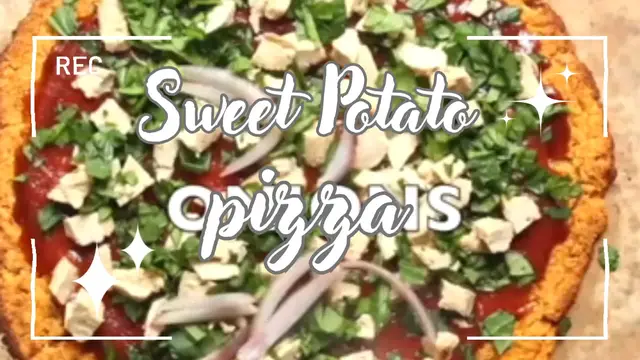 Video thumbnail for 	pizza with sweet potato crust