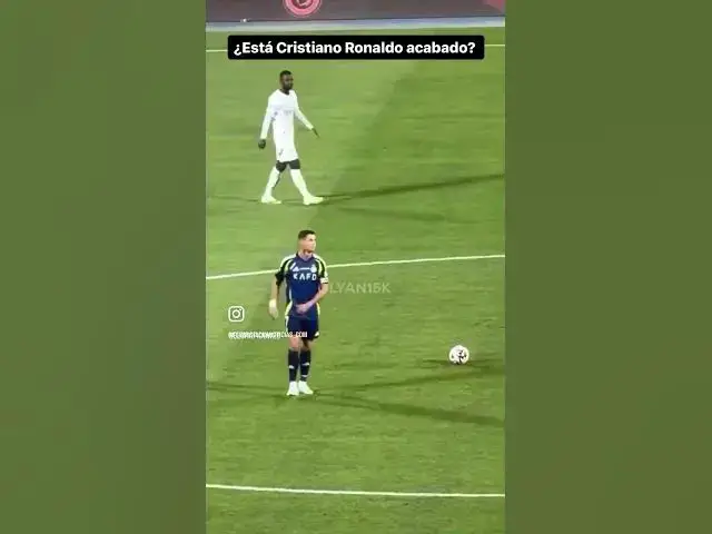 'Video thumbnail for 🟦🟥 ¿Está Cristiano Ronaldo acabado? #viralvideo #deportes #futbol #cristianoronaldo'