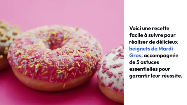 Video thumbnail for Recette de Beignets de Mardi Gras : 5 Astuces pour une Réussite Parfaite