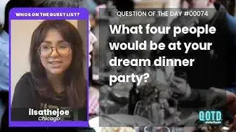 Video thumbnail for ilsathejoe's Dream Dinner Party: Ryan Reynolds, Oscar Isaac, and more!