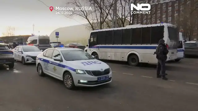 Video thumbnail for Explosion in Moscow kills 3, including two traffic police officers
