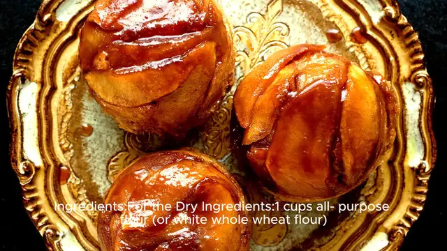 Video thumbnail for Apple muffin recipe