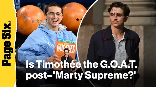 Video thumbnail for Is 'Marty Supreme' setting up Timothée Chalamet to be the G.O.A.T.?