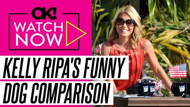 Video thumbnail for Kelly Ripa Thinks Husband Mark Consuelos 'Looks Like a Rottweiler': Watch