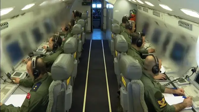 Video thumbnail for Türkiye: Türkiye deploys AWACS aircraft for NATO summit security.