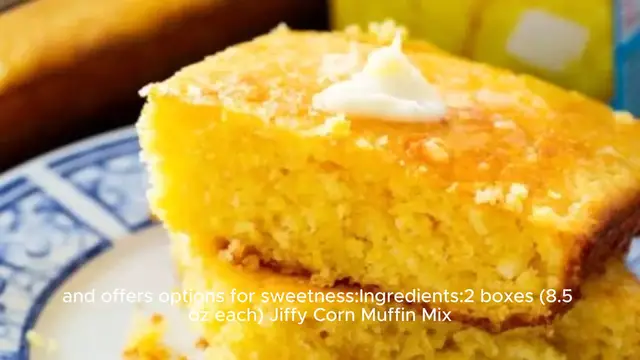 Video thumbnail for jiffy cornbread recipe