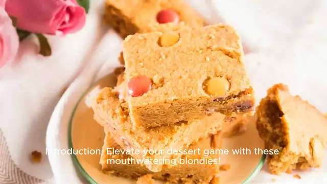Video thumbnail for Blondies Recipe