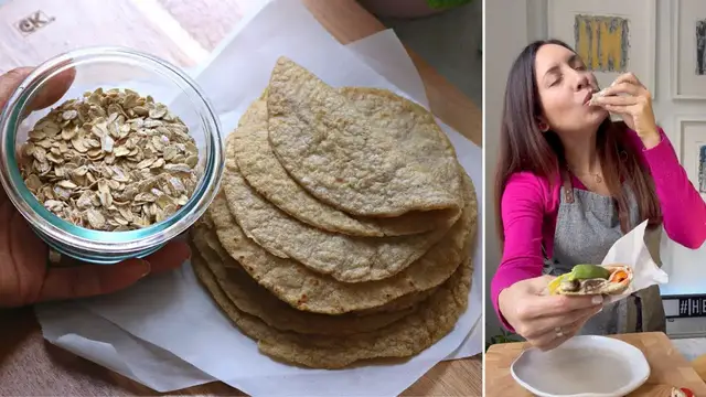 'Video thumbnail for No comas pan prepara estas tortillas de avena con solo 3 ingredientes'