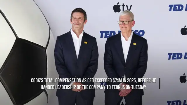 Video thumbnail for Tim Cook Receives $47m Package For New Role As Apple Executive Chair.