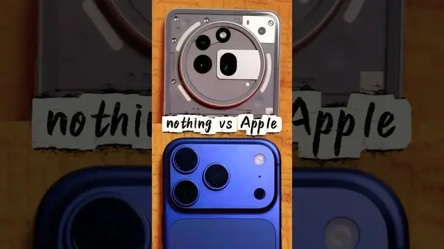 'Video thumbnail for iPhone VS Nothing Camera Battle!'