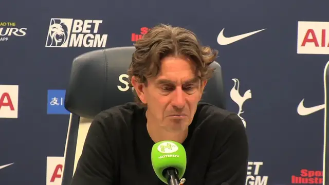 'Video thumbnail for 'One aim to win the game' - Frank justifies substitutions despite boos from fans'