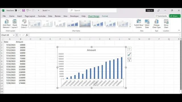 'Video thumbnail for How to Remove Weekends in Chart Date Axis in Excel'