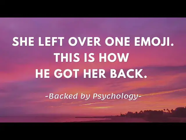'Video thumbnail for She Left Him Over One Emoji—How He Won Her Back'