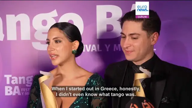 Video thumbnail for Strictly successful: Greece's Naima Gerassopoulou claims world tango champion title