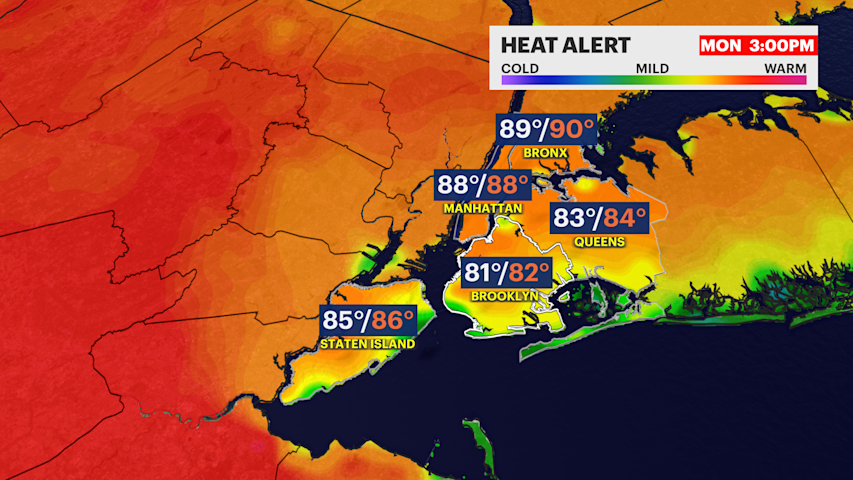 Video thumbnail for Heat Alert: First heatwave of the year possible in The Bronx