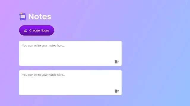 Video thumbnail for How To Build Notes App Using HTML CSS and JavaScript