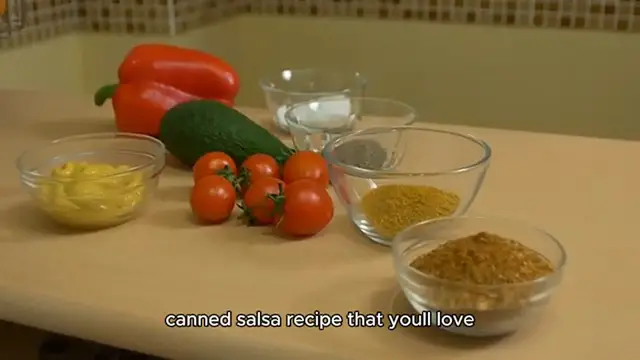 Video thumbnail for canned salsa recipe