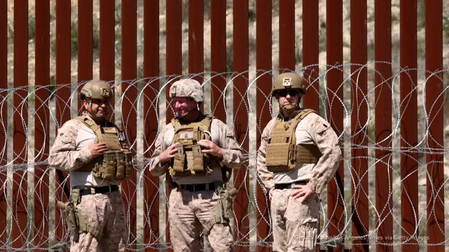 Video thumbnail for US Army to control ‘buffer zone’ along Mexico border
