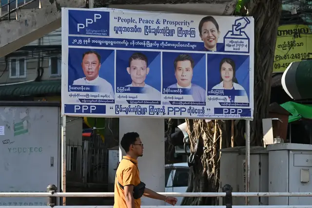 Video thumbnail for Myanmar general election: Opposition complains of restrictions on ballot