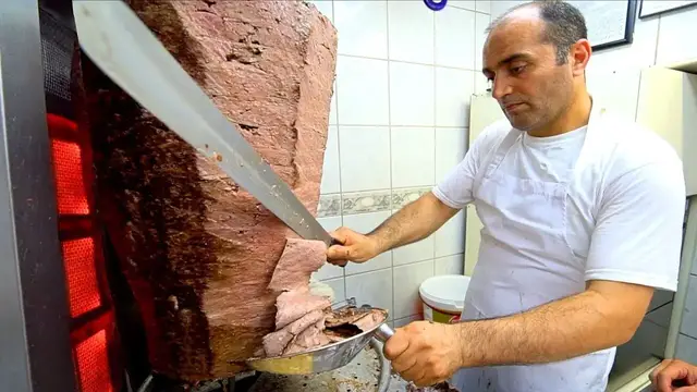 'Video thumbnail for Istanbul Street Food : The BEST Döner Kebab in TURKEY (UP CLOSE)!! TURKISH STREET FOOD in Istanbul'