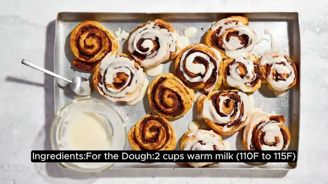 Video thumbnail for Cinnamon roll recipe