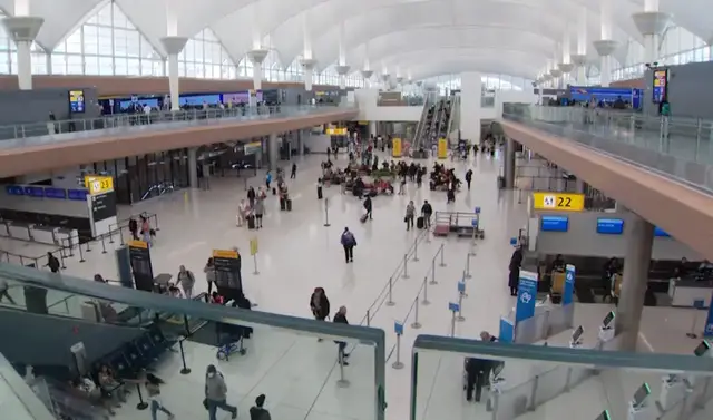 Video thumbnail for Newark Liberty prepares for heavy Labor Day weekend crowds
