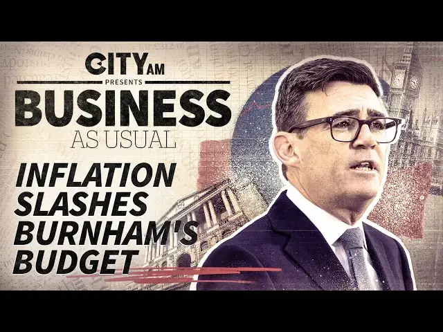 Video thumbnail for Inflation SLASHES Burnham's budget by £24 BILLION