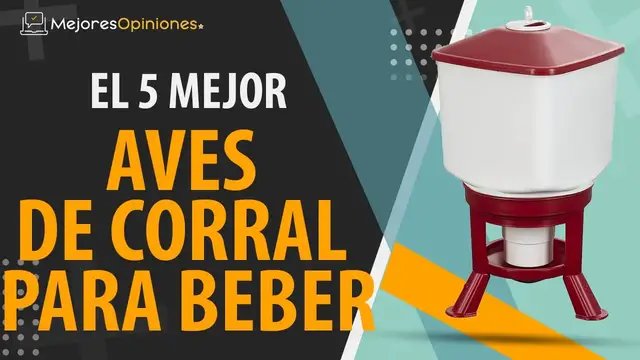 Video thumbnail for ⭐️ MEJOR BEBEDERO PARA GALLINAS - Reseñas y Guía de compra (Comparativa 2021)