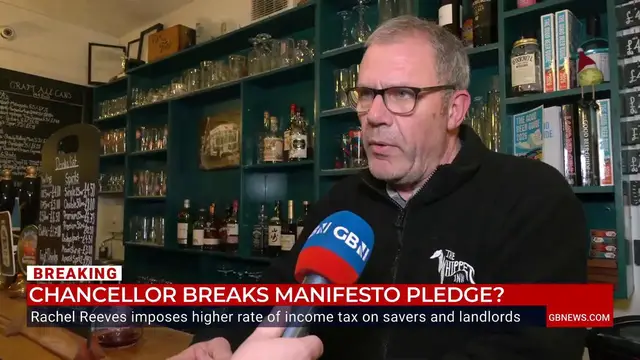 Video thumbnail for WATCH: Pub owner says he is 'barely breaking even' as he despairs at Rachel Reeves's Budget