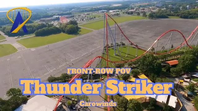 'Video thumbnail for Thunder Striker On Ride POV From Carowinds'