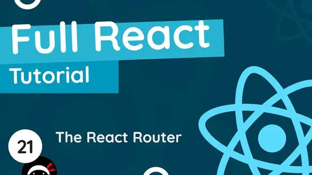 Video thumbnail for Full React Tutorial #21 - The React Router