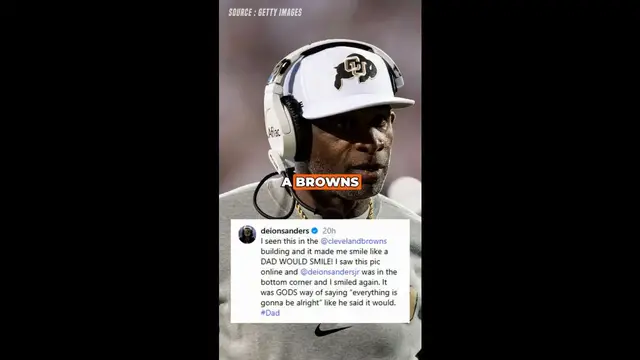 Video thumbnail for Deion Sanders Shares Proud Dad Moment After Seeing Shedeur Art in Browns Facility