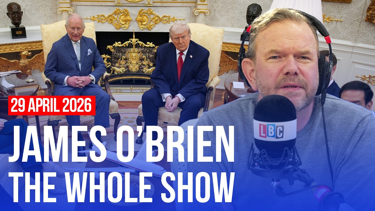 Video thumbnail for The Trump regime is simultaneously ridiculous and disgusting| James O’Brien - The Whole Show