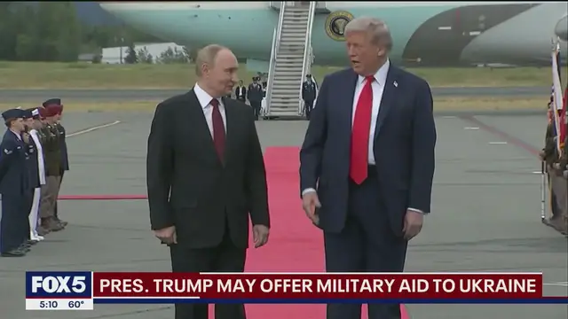 'Video thumbnail for Trump plans meeting with Putin in push to end Ukraine war'