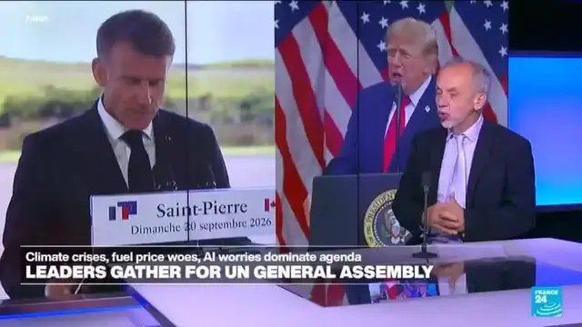 Video thumbnail for Macron, Trump hold 'constructive' talks ahead of UN General Assembly