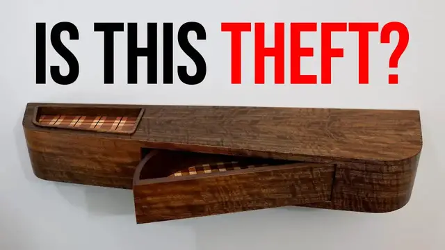 Video thumbnail for keith johnson woodworking: design theft or inspiration? building floating wall cabinets