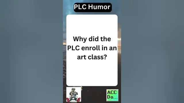 Video thumbnail for PLC humor enroll in art class...