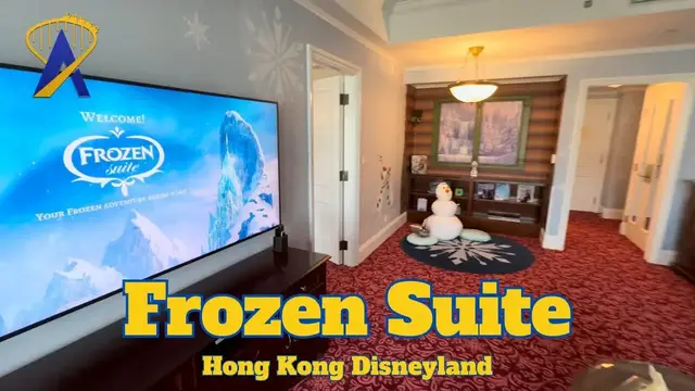 'Video thumbnail for Frozen Suite Tour from Disneyland Hotel Hong Kong'