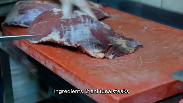 Video thumbnail for Ahi tuna recipe