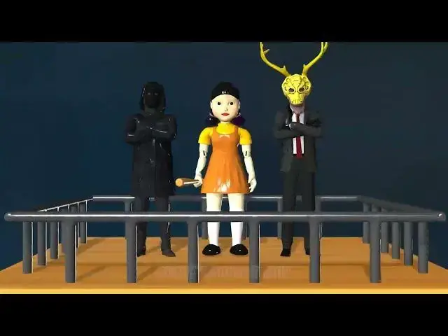 Video thumbnail for Scary Teacher 3D vs Squid Game Wooden Door vs Water Sprayer 5 Times Challenge Nick and Tani vs Scary