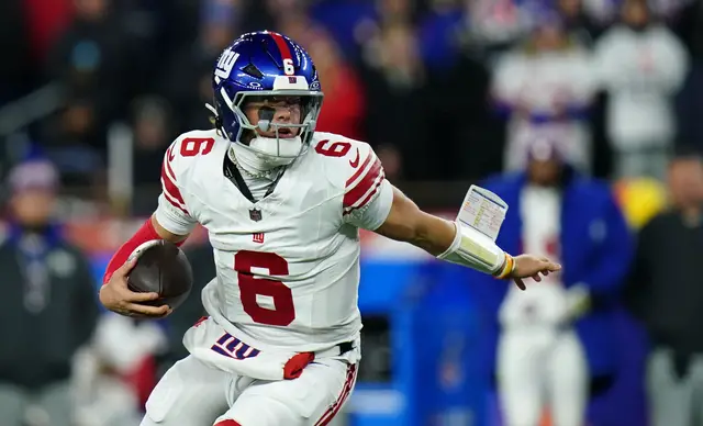 Video thumbnail for Will the Giants' Offense Change with Jaxson Dart Back Under Center?