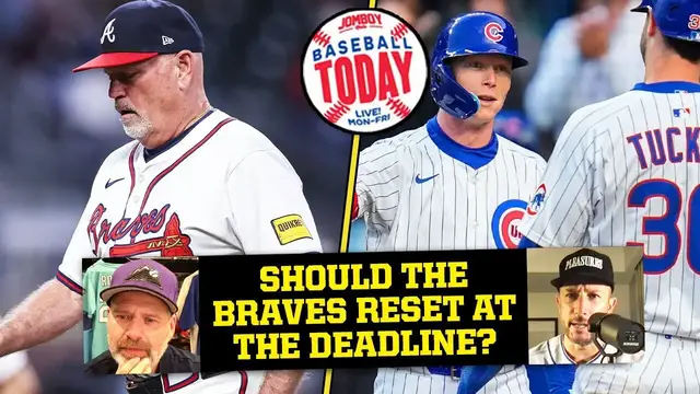 'Video thumbnail for Should the Braves reset at the trade deadline? | Baseball Today'