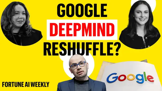 Video thumbnail for Demis Hassabis Takes on New Roles at Google Deepmind Amid C-Suite Shake-up | Fortune AI Weekly