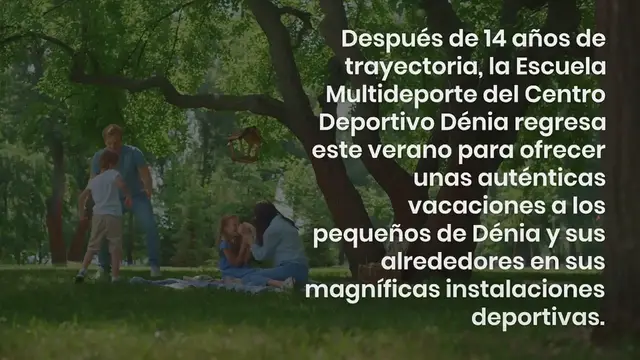 Video thumbnail for Prepárate para un verano sin límites en Dénia: deporte sostenible, inclusivo y divertido para los más pequeños: