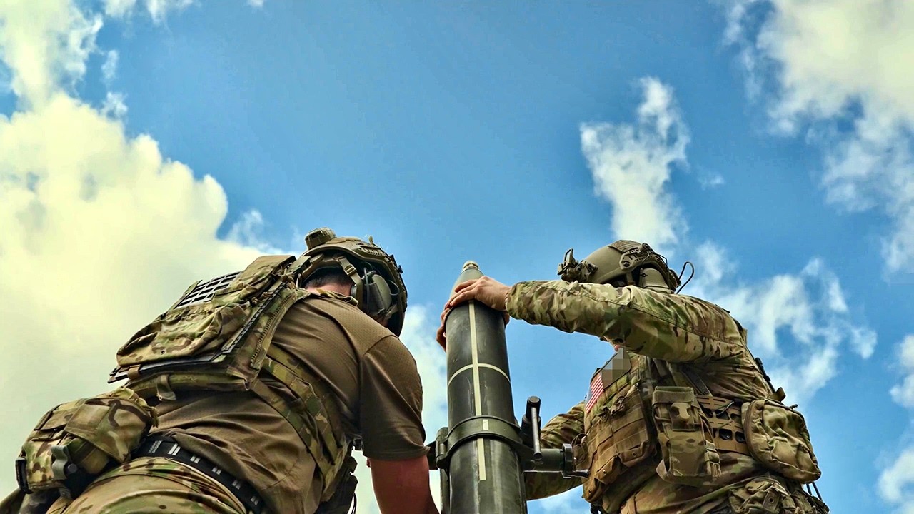 Video thumbnail for U.S. Green Berets Live Fire Mortar Training • (MAR 2026)