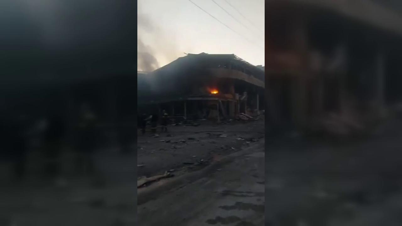 Video thumbnail for Lebanon: Businesses Destroyed In South Lebanon Attacks.