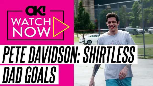 Video thumbnail for Pete Davidson's Tattoo Transformation: Shirtless Comedian Cuddles Up to Newborn Daughter in New Photo